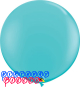 Caribbean Blue 36inch Round Latex Balloons 2ct