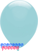 PartyMate Made in The USA Pastel Color 12-Inch Latex Balloons, 15-Count, Aquamarine