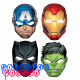  Avengers 'Powers Unite' Paper Masks 8ct