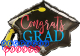 Congrats Grad Graduation Red Blue Giant Balloon 31