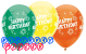 Happy Birthday Burst 12 inch Latex Balloons 6ct