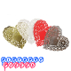  Hygloss Products Heart Doilies – 6 Inch Assorted Colors Red White Gold Silver Doilies, 100 per pack