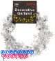 Party Deco 25 ft Silver Star Wire Garland