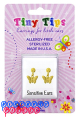Studex Tiny Tips Stud Earrings Drop Butterfly Hypoallergenic for Little Ears