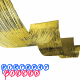1-Ply Metallic Fringe Ceiling Curtain- Gold