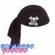 Pirate Scarf Hat - Black