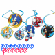 Sonic the Hedgehog 'Sega' Paper Hanging Swirl Decorations 12ct