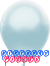 PartyMate  Metallic 12-Inch Silk Blue Latex Balloons 10ct
