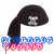 Pirate Scarf Hat - Black